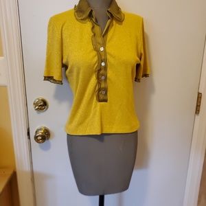 Yellow blouse